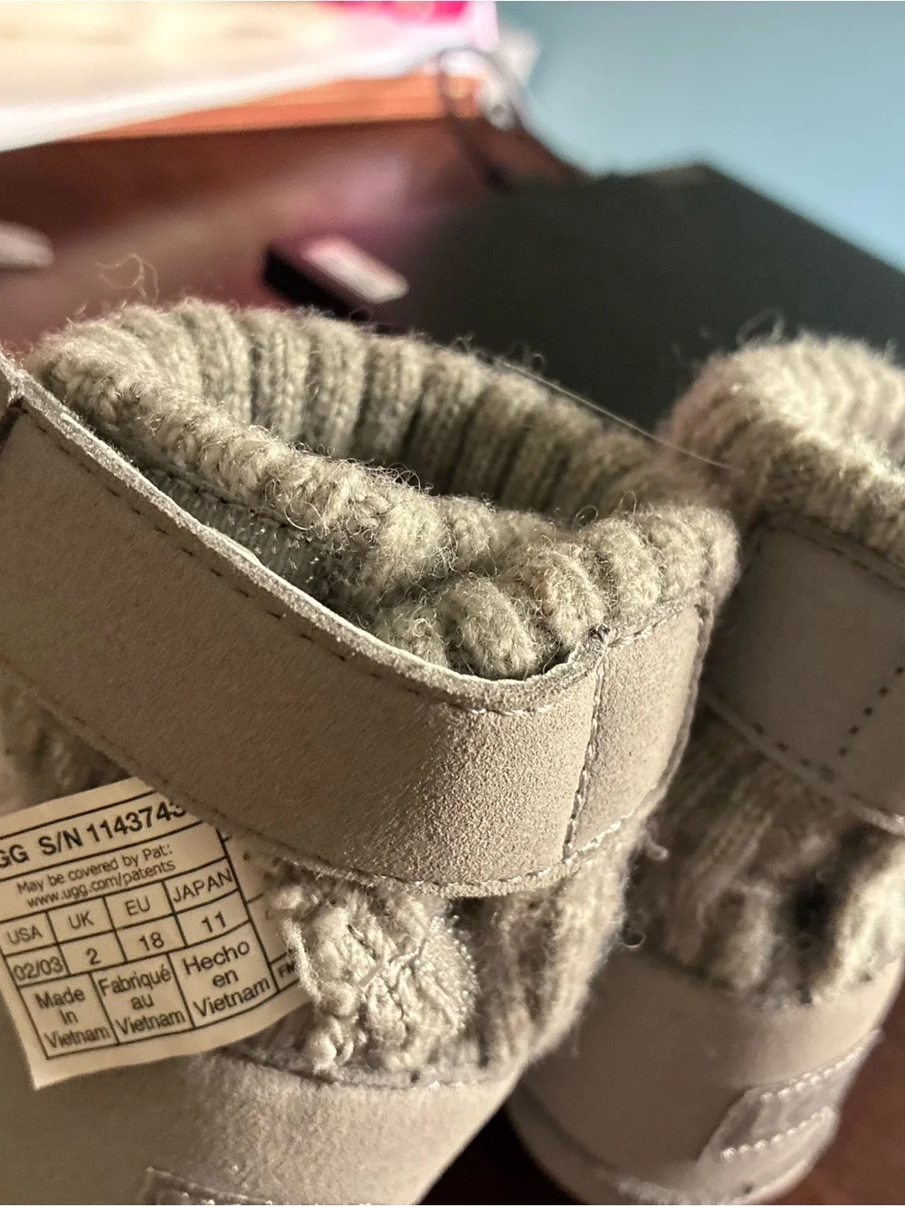 UGG soft ribbed